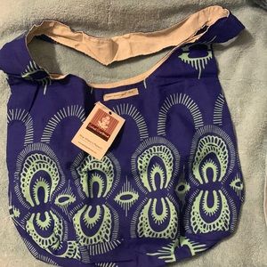 Hobo/tote bag by One Mango Tree.. NWT. Global Girlfriend Women made.